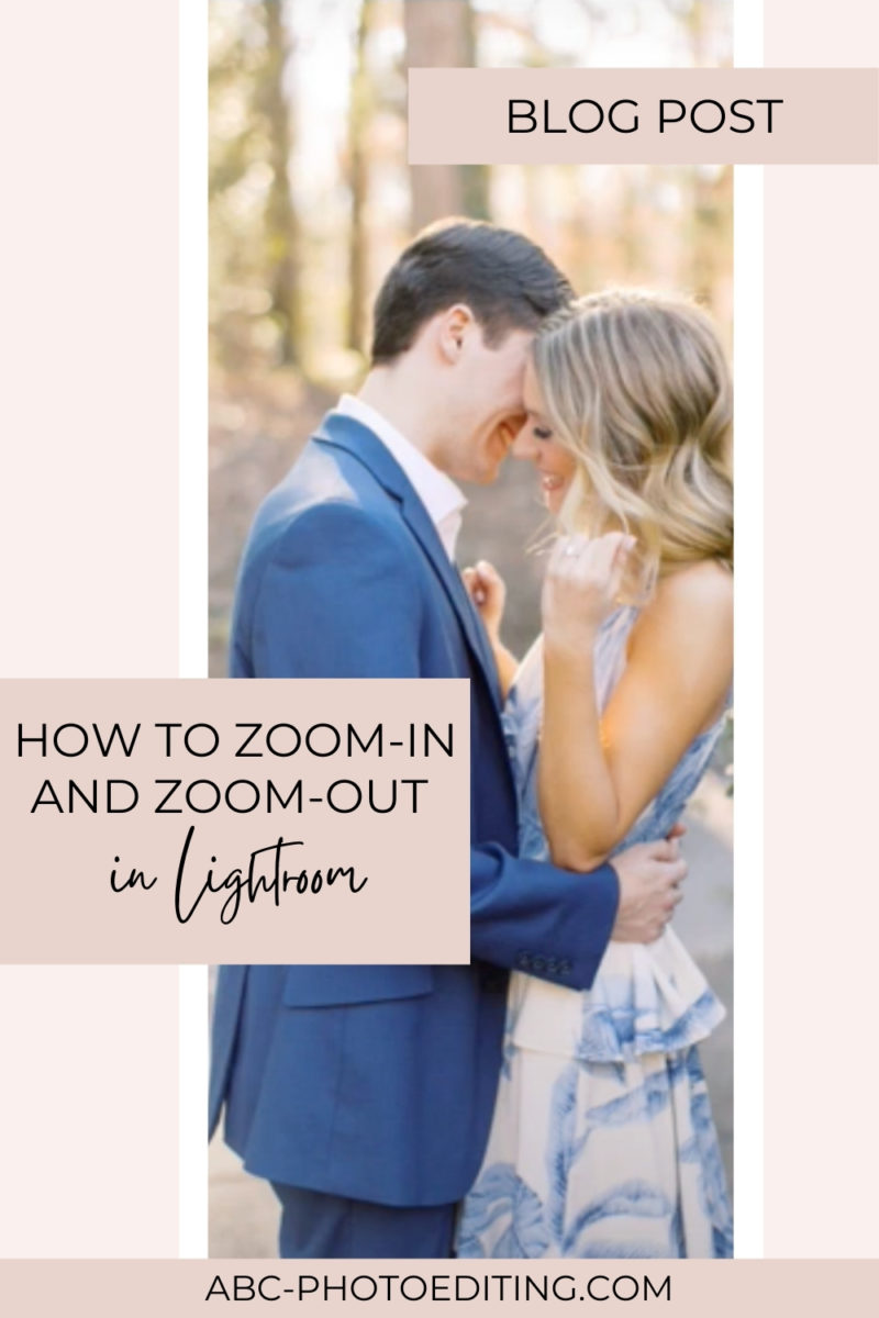 How to Zoom InandOut on an Image in Lightroom