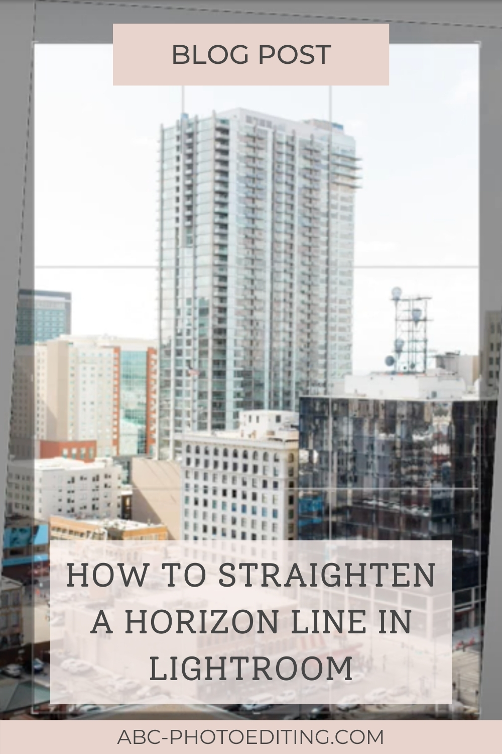 How to Straighten a Horizon Line in Lightroom